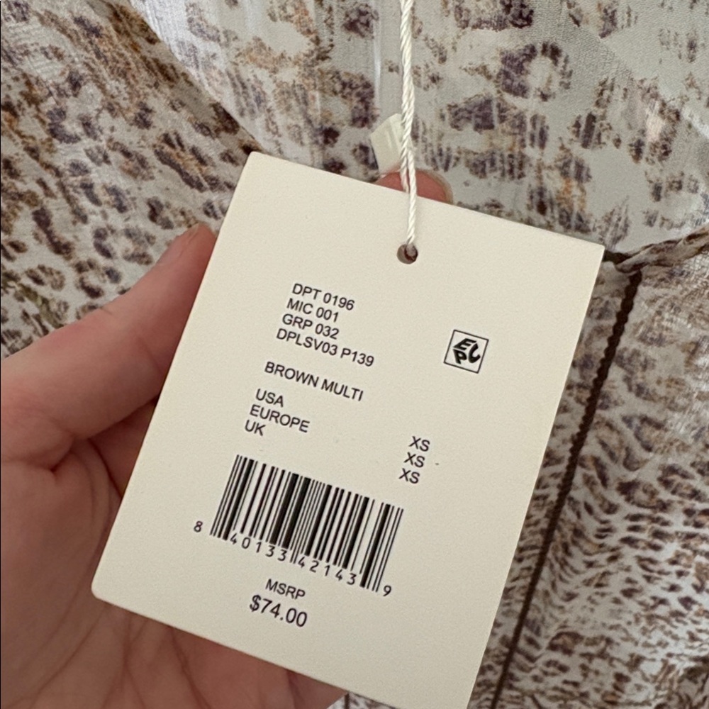 NWT! Gibson Latimer Sheer Overlay - Picture 4 of 7
